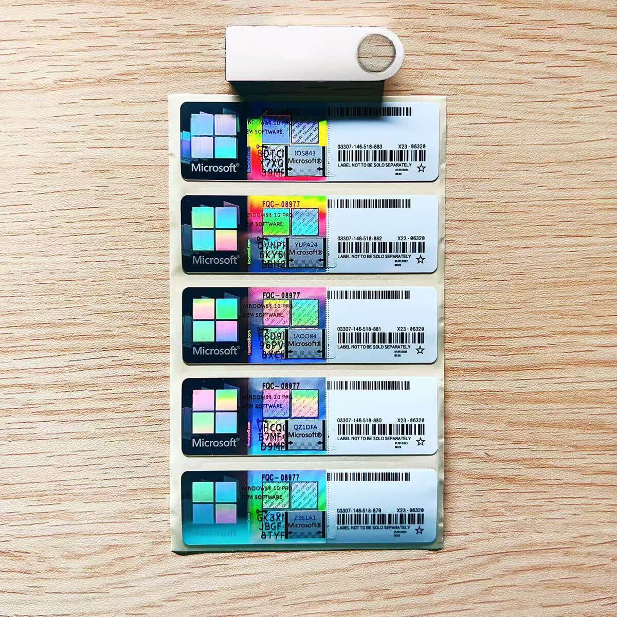 最新版Windows 10 Pro 正規日本語版 Professional 5枚セット プロダクトキーCOAシール インストールメディア付属 認証保証拍卖