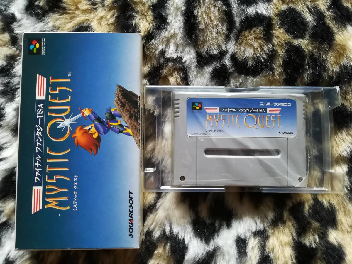 【クリーニング・動作確認済み】SFC ファイナルファンタジーUSA Mystic Quest 箱・データーあり 拍卖