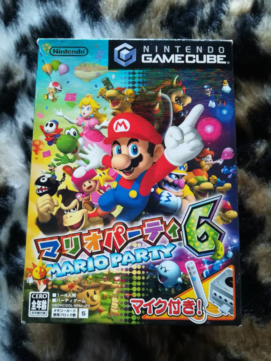 【中古・ソフト動作確認済み】GC マリオパーティ6 マイクセット拍卖