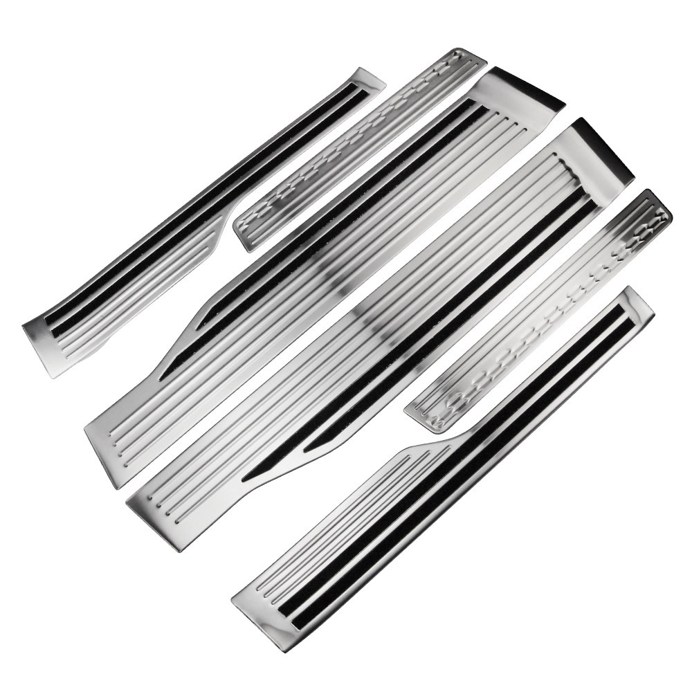 新型 ステップワゴン エアー スパーダ RP系 RP6 RP7 RP8 スカッフプレート ステンレス製 ステップガード シルバー 6P拍卖