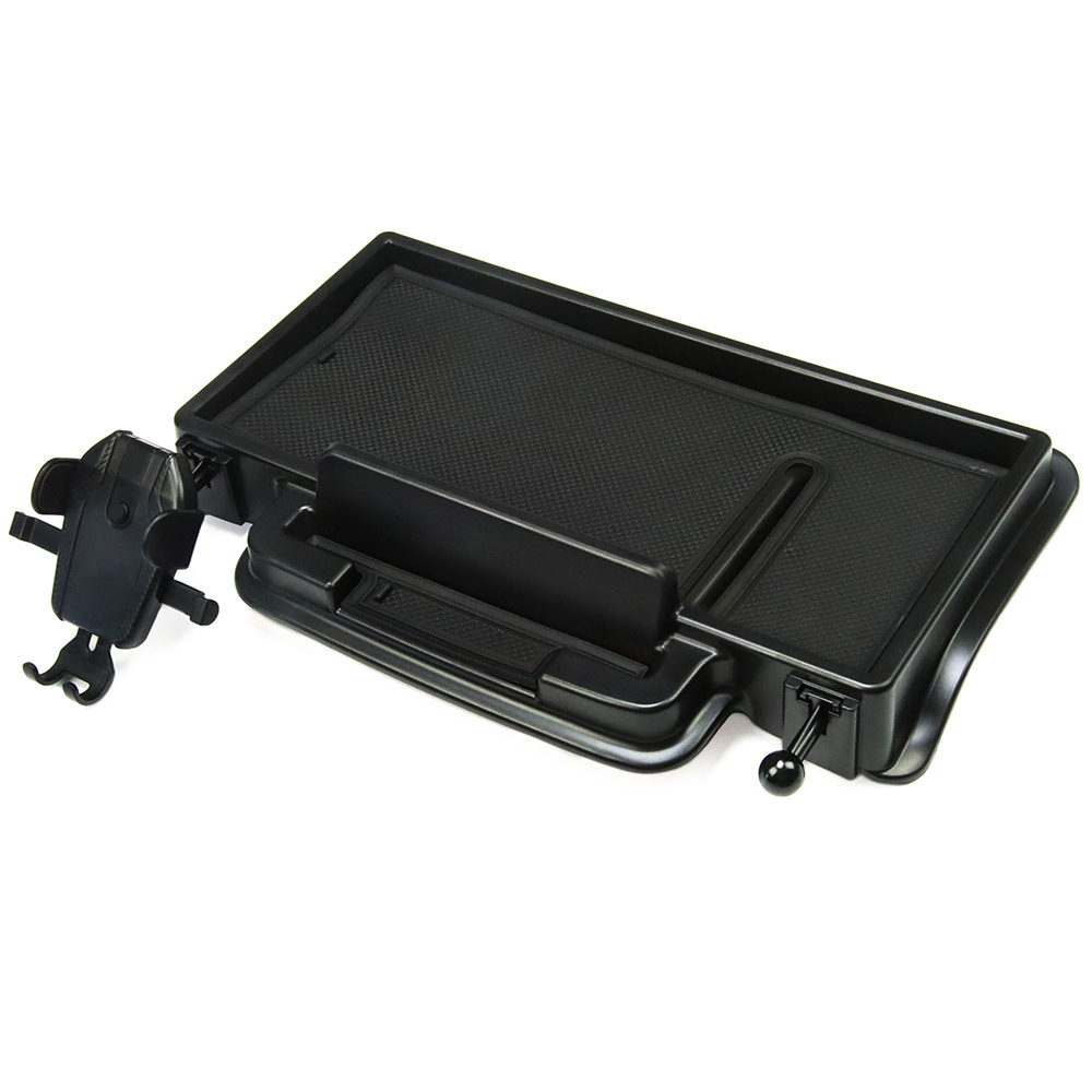 エブリイワゴン ダッシュボードトレイ DA17W DA17V 車内収納ボックス 3Dトレイ カー用品 携帯ホルダー スマホホルダー付き 360度回転拍卖