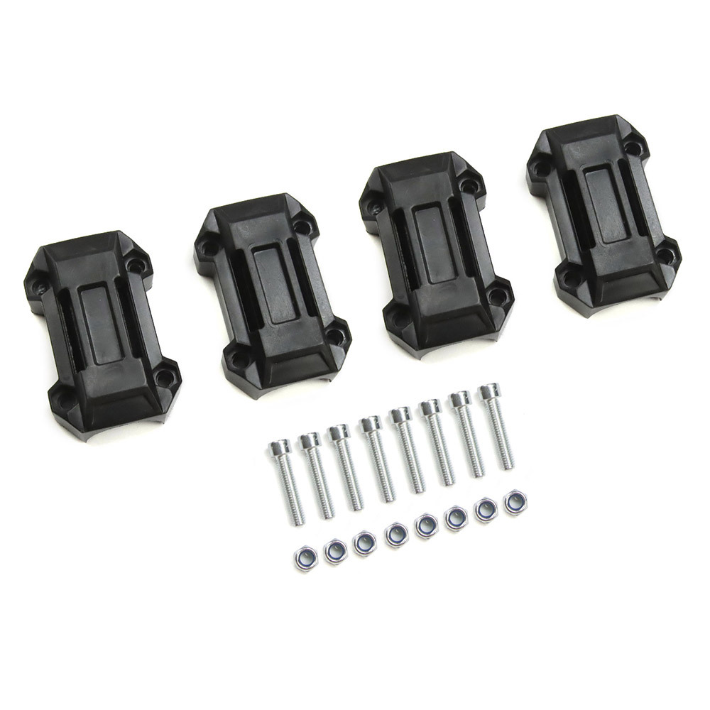 エンジンガードプロテクター 汎用 クラッシュパッド 22/25/28mm対応 バンパースライダー 防倒ガード 黒 4個セット拍卖