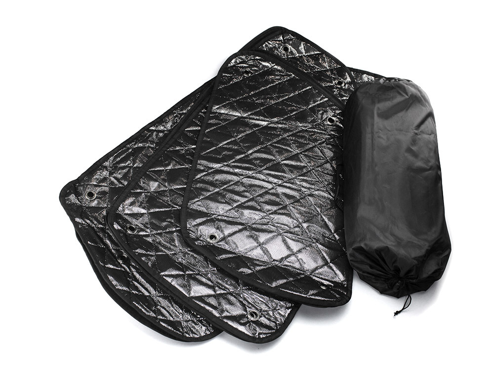 アルファード ヴェルファイア 20系 サンシェード 5層構造 メッシュカーテン カーシェード 吸盤貼付 日よけ/遮光 UVカット 車中泊 1台分 10P拍卖