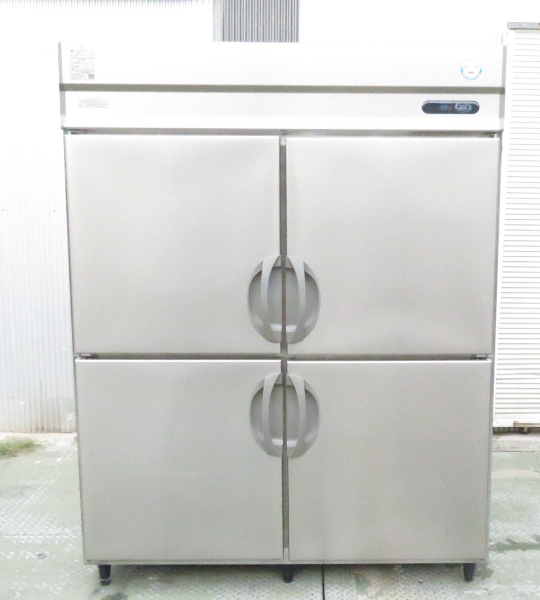 【保証付】19年製 フクシマ 業務用縦型4ドア冷蔵庫 ARD-150RM 100V 幅1500×奥800×高1900 MT2510031656拍卖