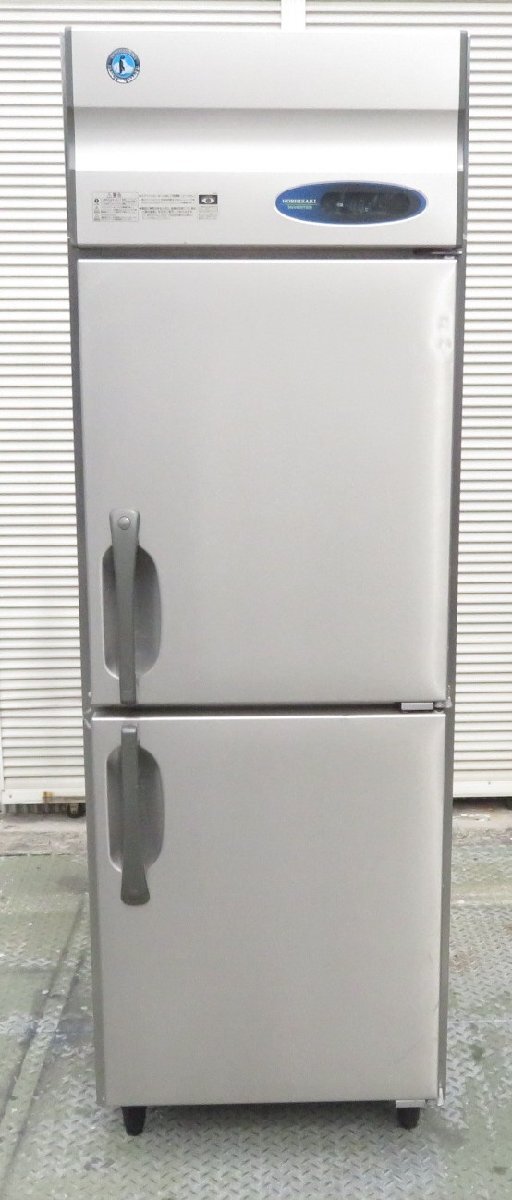 【保証付】ホシザキ 業務用縦型2ドア冷蔵庫 HR-63ZT 100V 幅630×奥650×高1900 MT2510031256拍卖