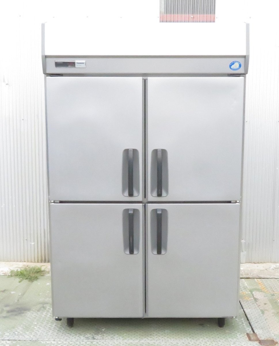 【保証付】20年製 パナッソニック 業務用4ドア冷蔵庫 SRR-K1281SB 100V 幅1200×奥800×高1930 MT2510031253拍卖