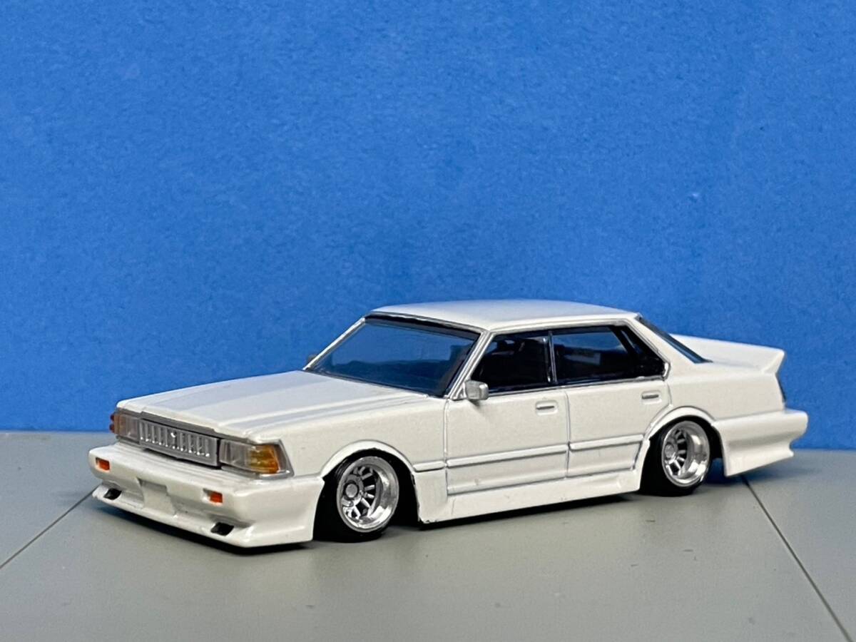 【1/64★アオシマ】グラチャンコレクション 第6弾 430セドリック① 1981年式 (430) ミニカー 【改】深リム★高速有鉛拍卖