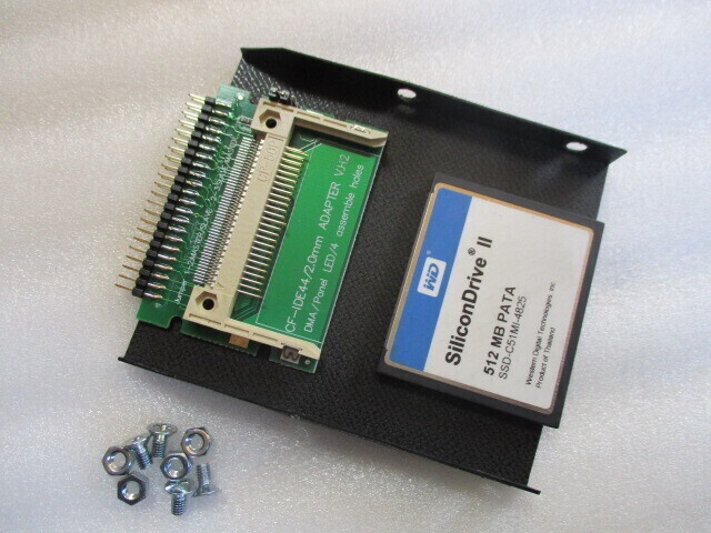●NEC PC-9801/9821ノート内蔵HDDパック用HDD(44ピン)●IDE CF変換アダプタ+CFカード512MB●絶縁-脱落防止カバー付●PC-9821Ne2で確認済み拍卖