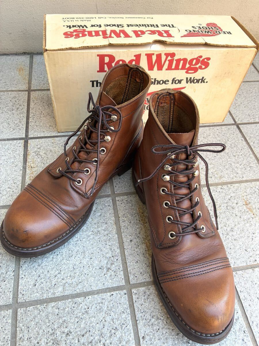 レッドウィング 8112 アイアンレンジャーキャップドトゥ/redwing/26.5/8ハーフD/廃盤/ REDWING ベックマン ブーツ/古着/アメカジ/ホワイツ拍卖