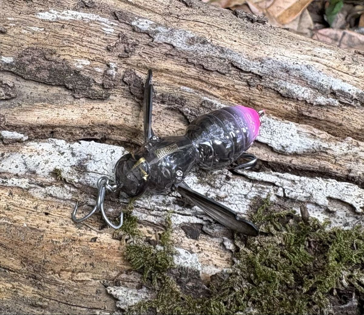 スズメバチ ルアー バス釣り 虫ルアー クリアブラック 渓流 40mm 4.2g ブラックバス ナマズ拍卖