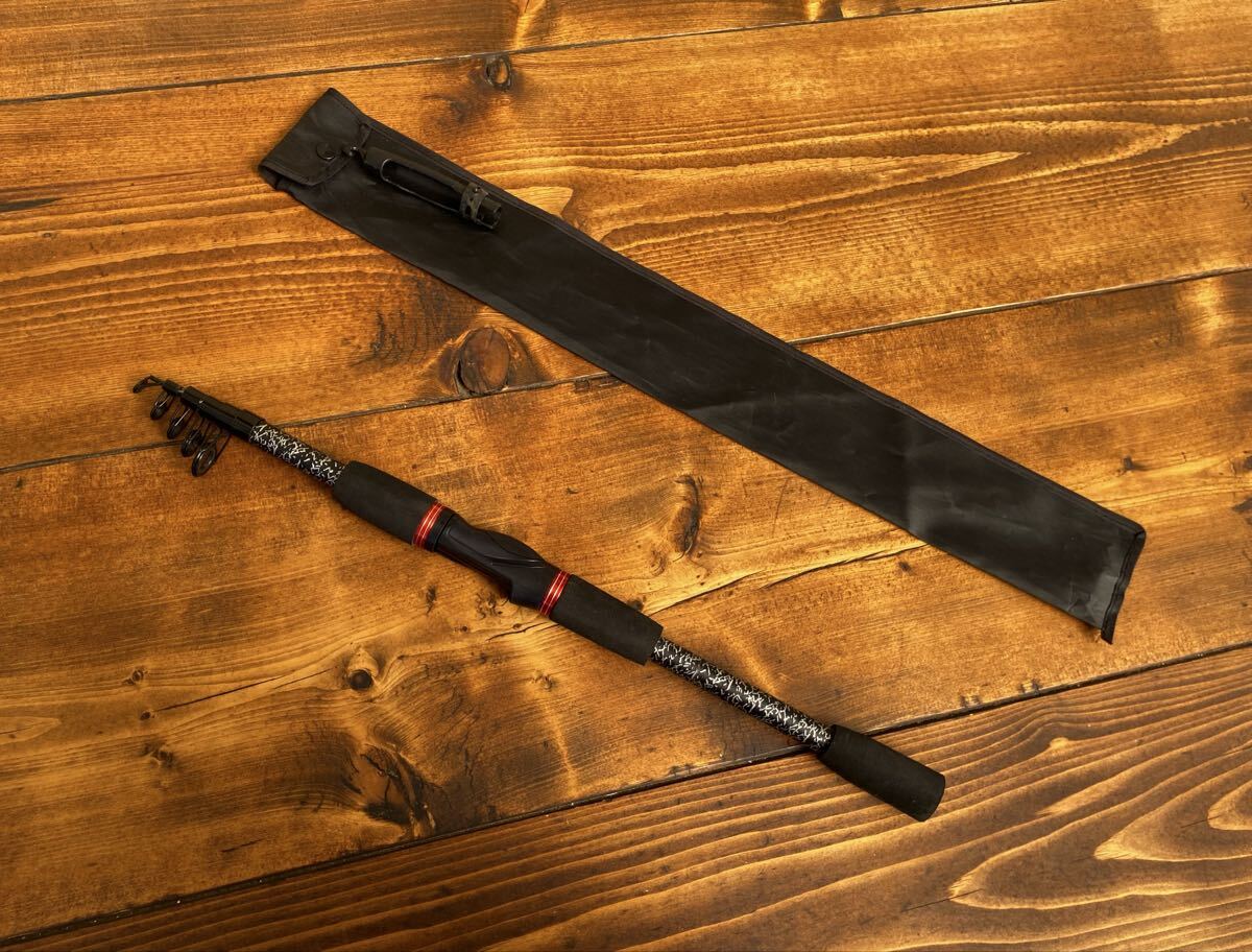 スピニングロッド テレスコロッド 7ft 210cm バス釣り サビキ 投げ釣り 超軽量 カーボンロッド拍卖