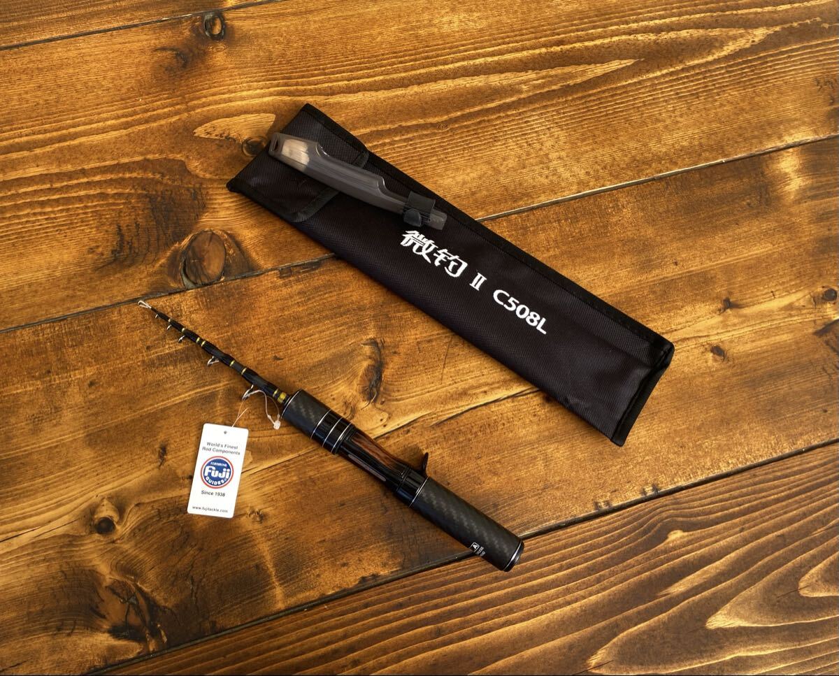 超軽量 カーボンロッド ベイトテレスコロッド 5ft ベイトロッド トラウトロッド Fujiガイド 渓流拍卖