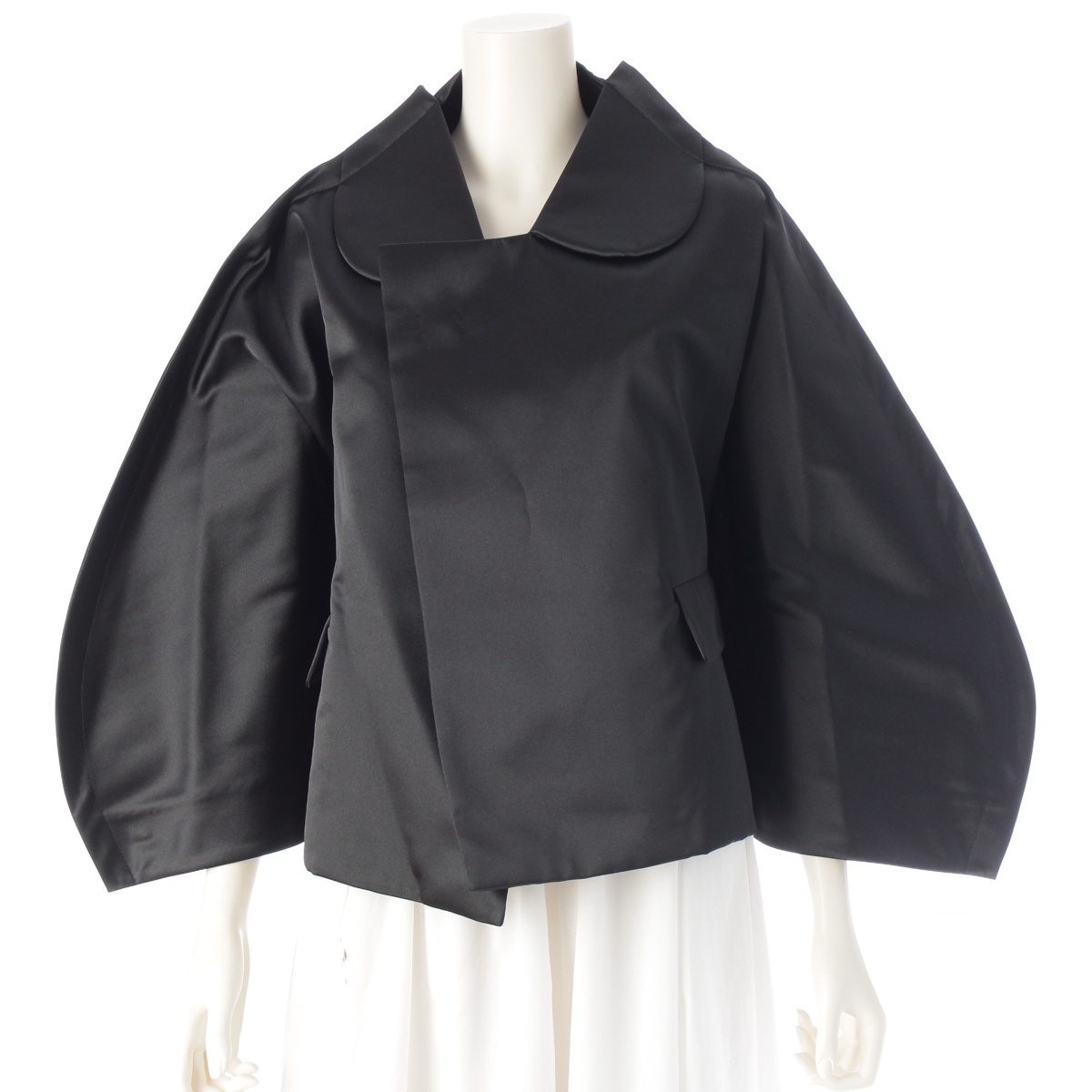 コムデギャルソン AD2021 22SS 平面 二次元 テーラードジャケット ブラック XS【中古】拍卖