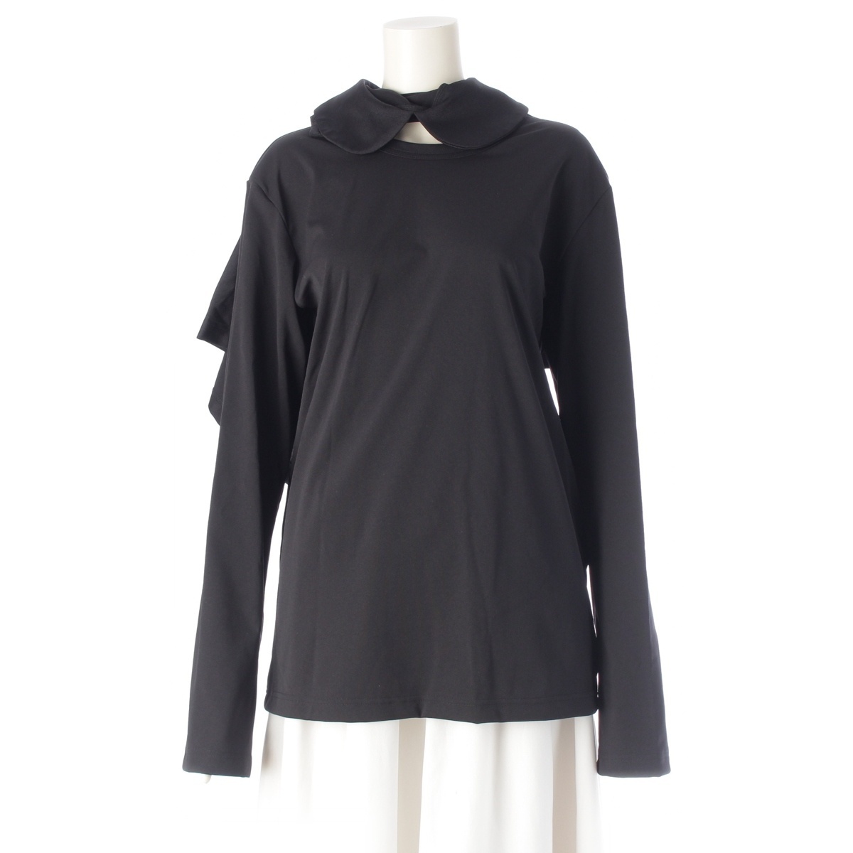 コムデギャルソン AD2018 ナイロン ドッキング デザイン L/S カットソー GC-T001 ブラック L【中古】拍卖