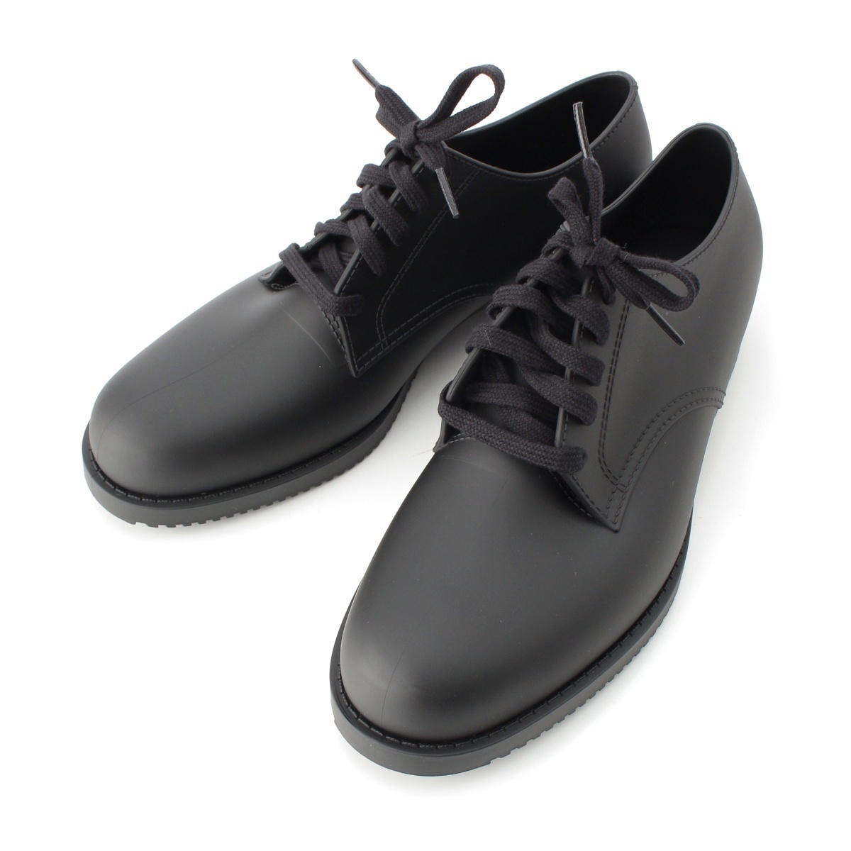 コムデギャルソン メリッサ melissa ラバー 外羽根 プレーントゥ ダービー ドレスシューズ GB-K123 ブラック US10【中古】拍卖