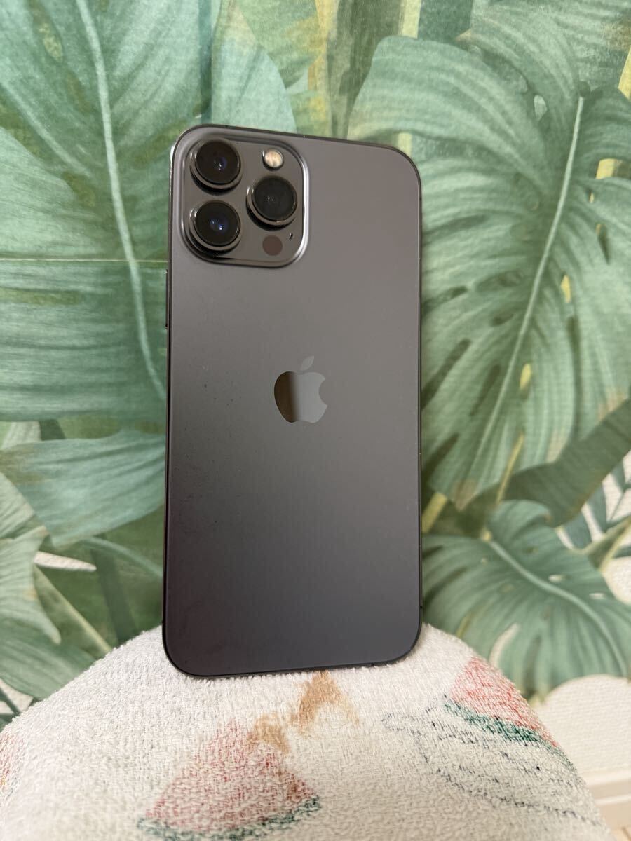 美品 SIMフリー iPhone13 Pro Max 128GB グラファイト 本体 拍卖