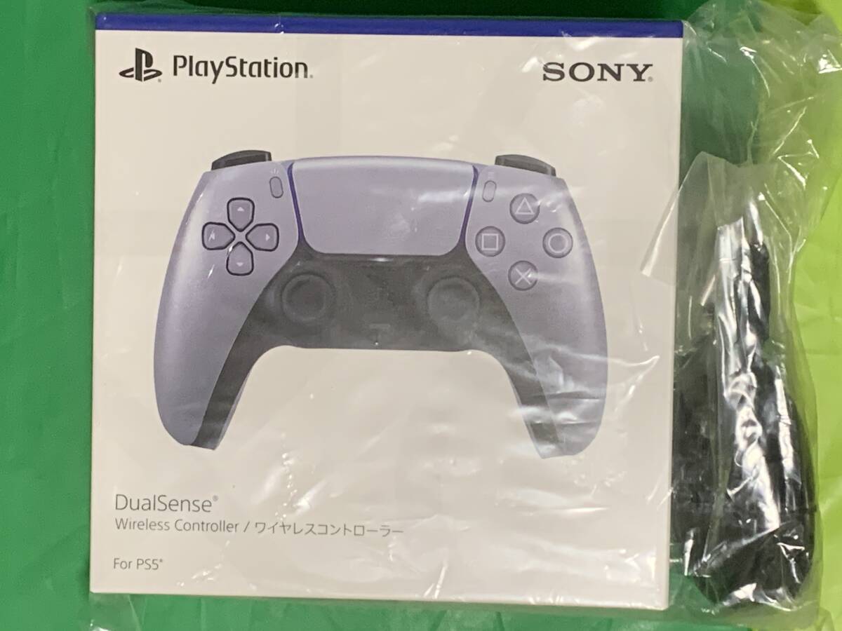 ★未開封・3m充電ケーブル付き★PlayStation5 ★プレイステーション5 デュアルセンス ワイヤレスコントローラー ★シルバー★CFI-ZCT1J08拍卖