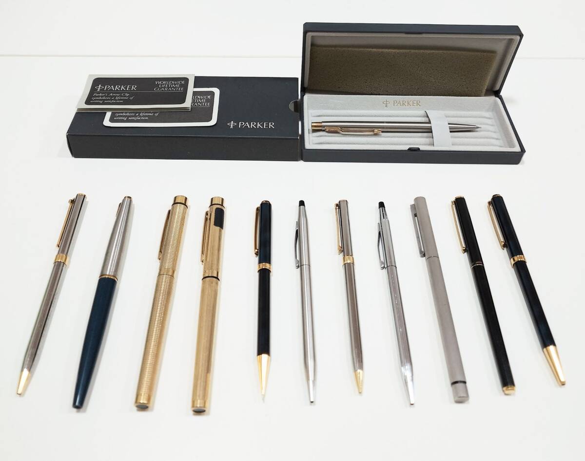 万年筆 ボールペン シャープペンシルなどおまとめ12本 PARKER PILOTなど 【251028-07】拍卖