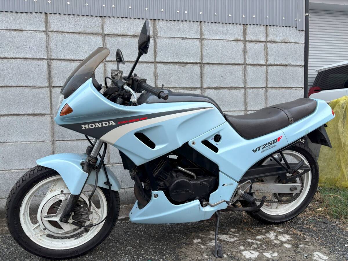 VT250FG MC15 エンジン始動 書類あり V型250㏄オートバイ 検)VTZ250 VT250 旧車拍卖