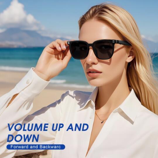 新作スマートグラス 透明なブルーライトを遮断するBluetoothグラス サングラス UV 400保護 Bluetooth通話 ポッドキャスト 屋内 屋外兼用拍卖