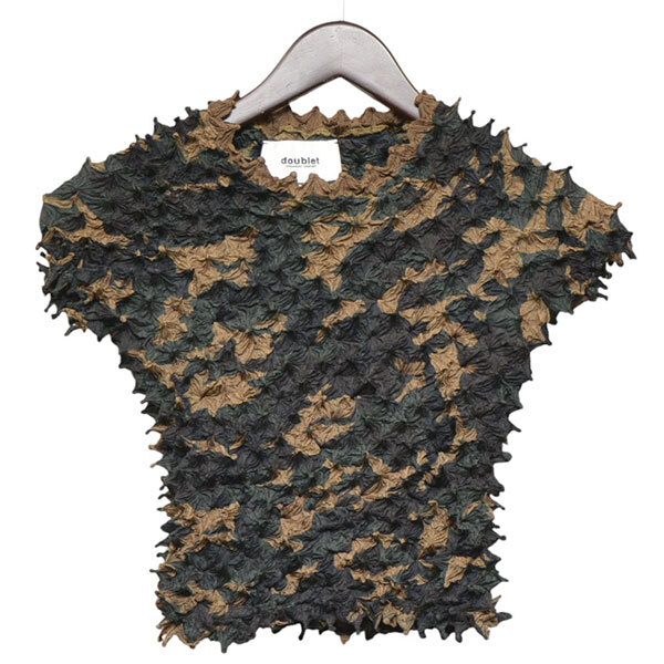 doublet ダブレット 2022AW SHIBORI CAMOUFLAGE PRINT T-SHIRT カモフラプリントTシャツ 22AW07SH109-1 8054000218691拍卖