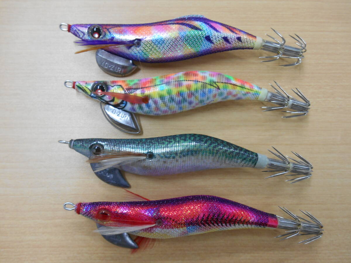 ☆DUEL YO-ZURI ヨーズリアオリーQ3.0号 他 パタパタ 巻くだけで釣れる エギング レッドモンスター デカイカ☆拍卖