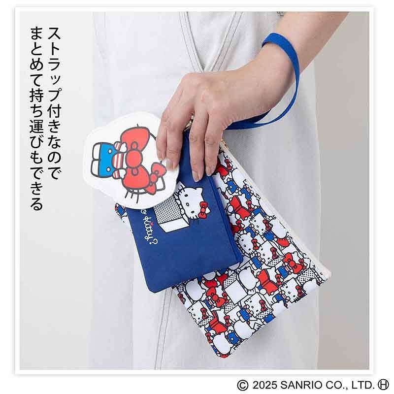 InRed インレッド 【付録のみ】 ハローキティ ストラップ付きポーチ3点セット キティ拍卖