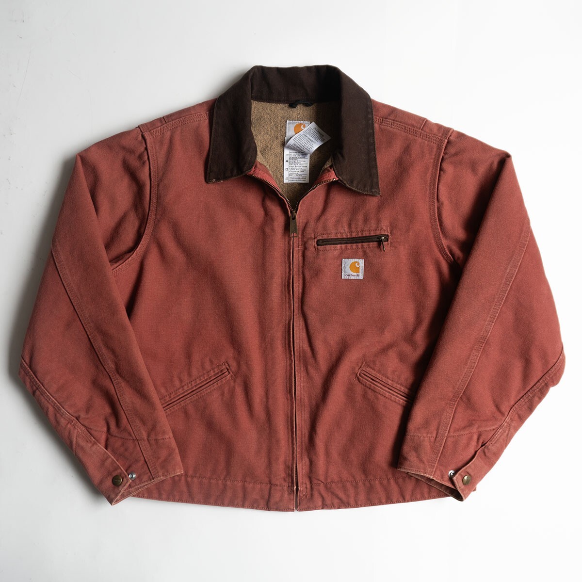 【希少/美品】Carhartt【 DETROIT JACKET デトロイトジャケット】 L W097 VRS ヴィンテージローズ ダック カーハート 古着 25100239拍卖