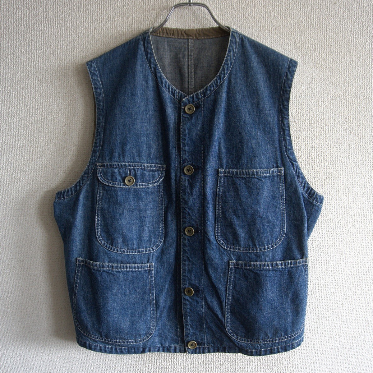 【アーカイブ/美品】Y's for men【デニム ベスト】 YOHJI YAMAMOTO ワイズフォーメン 25100410拍卖