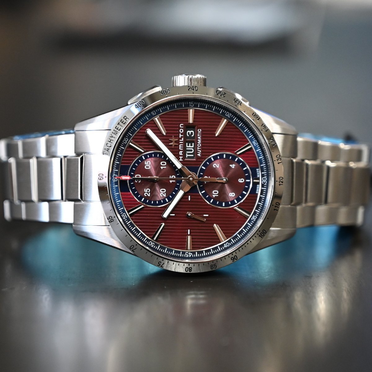 【HAMILTON】ハミルトン ブロードウェイ Auto Chrono H43516171 未使用品拍卖