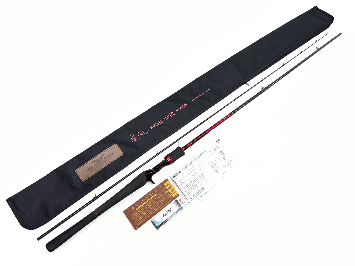 ★超美品★ ダイワ ハートランドAGS HL 722MRB-SV AGS25 疾風 七弐 M AGS DAIWA HEARTLAND AGS 村上晴彦 一誠 ISSEI バスロッド ベイト拍卖