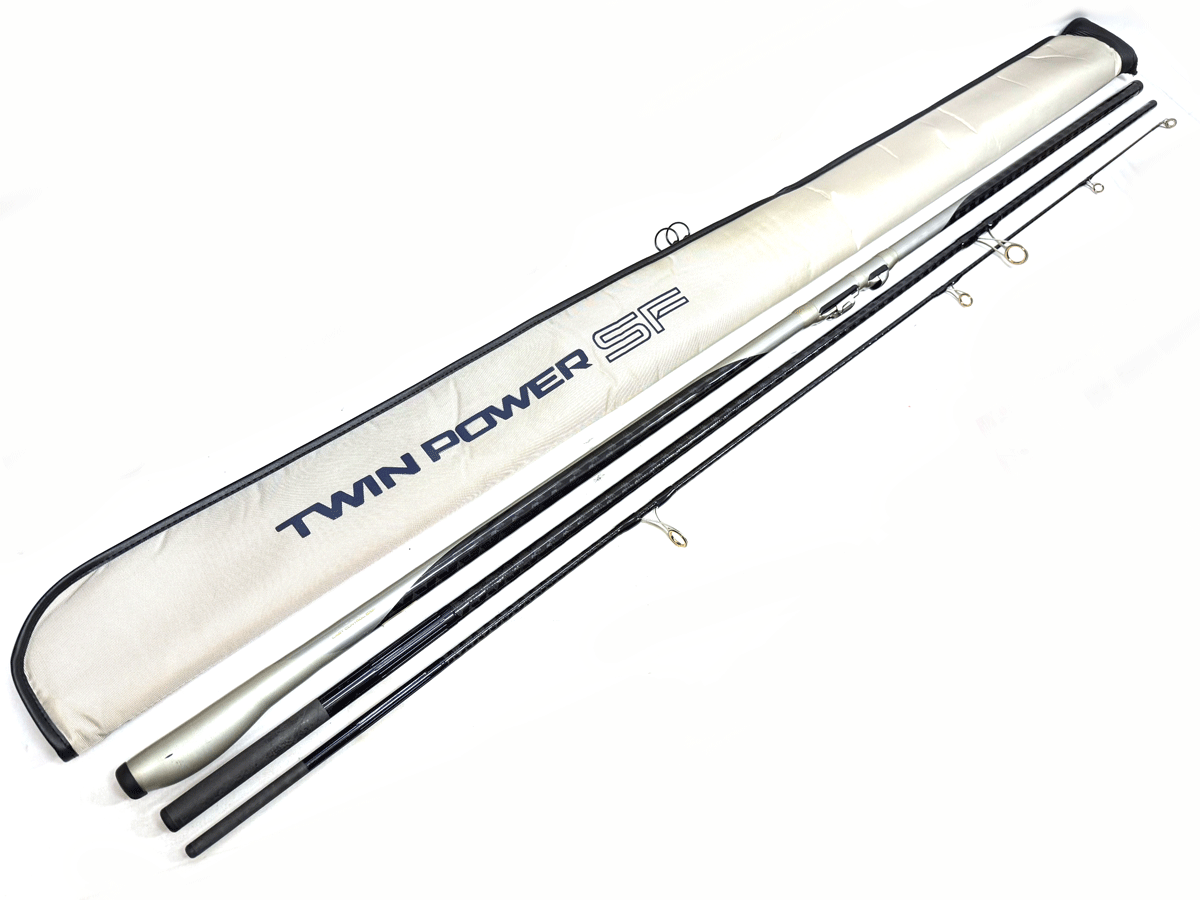 ① シマノ ツインパワーSF 405CX 並継 SHIMANO TWINPOWER SF 投げ竿 JAPAN 日本製 検 スピンパワー プロサーフ キススペシャル SPINPOWER拍卖