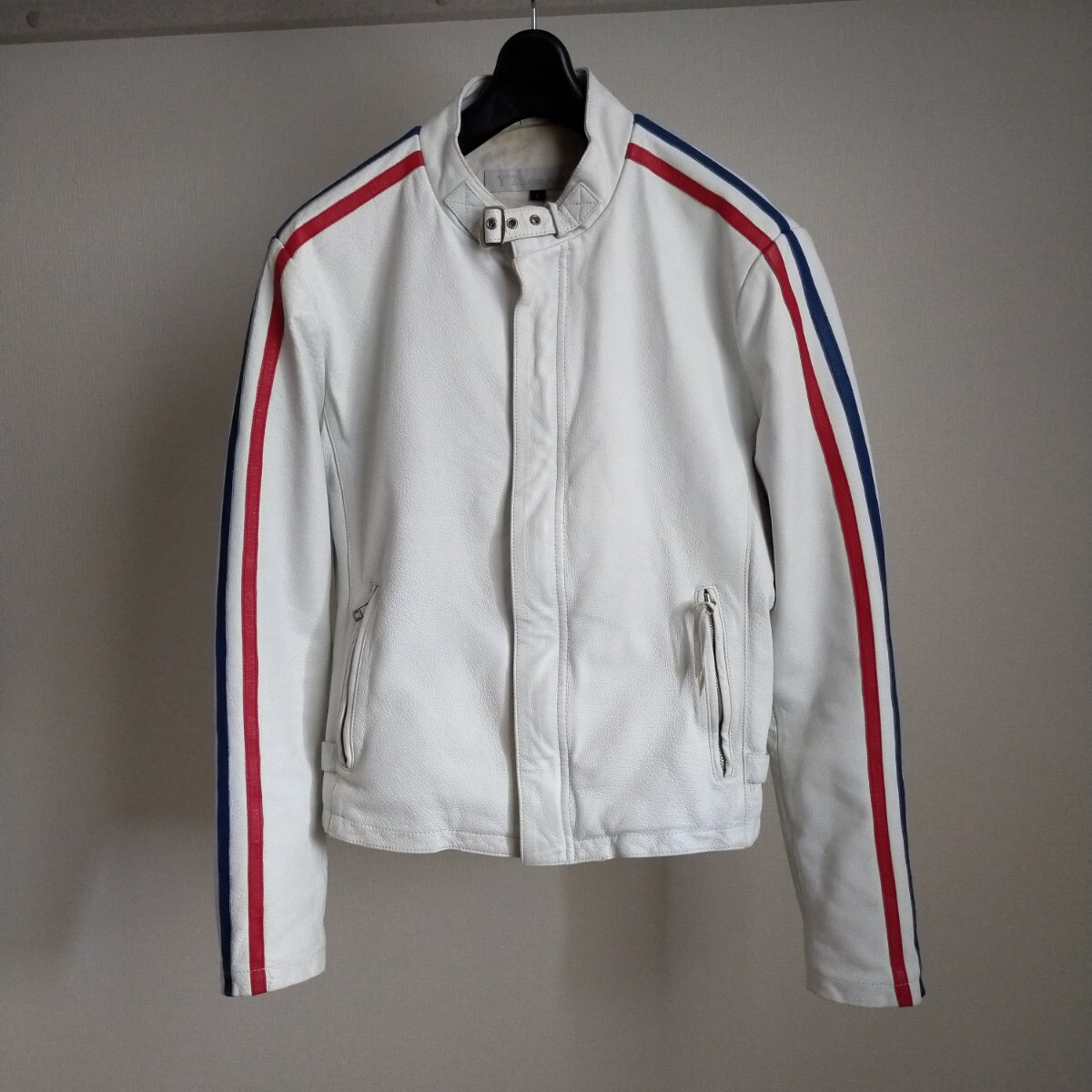 Y'2 LEATHER シングルライダースジャケット ワイツーレザー レーサージャケット クラシックレーサー拍卖