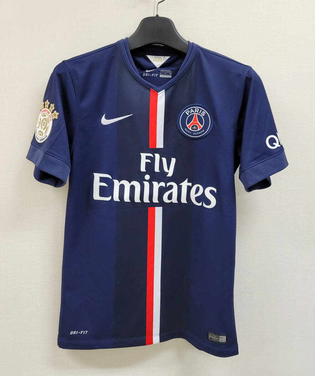 14-15 パリサンジェルマン PSG(H)#10 イブラヒモビッチ nike正規 半袖 フランス パリ リーグ1仕様 S拍卖