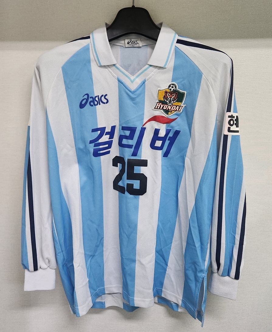 00 蔚山現代HD Ulsan HD(H)#25 ミンヨンギ 選手用長袖 asics Kリーグ仕様 2XL拍卖