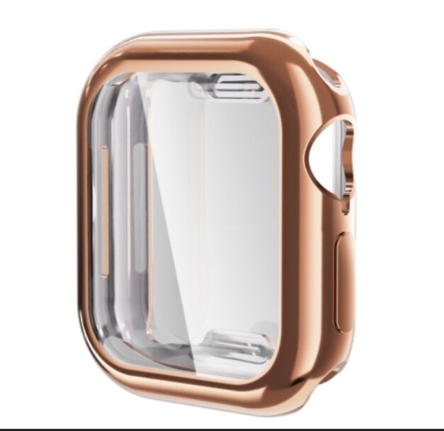 Apple Watch 10 46mm ソフトカバー ゴールドピンク拍卖