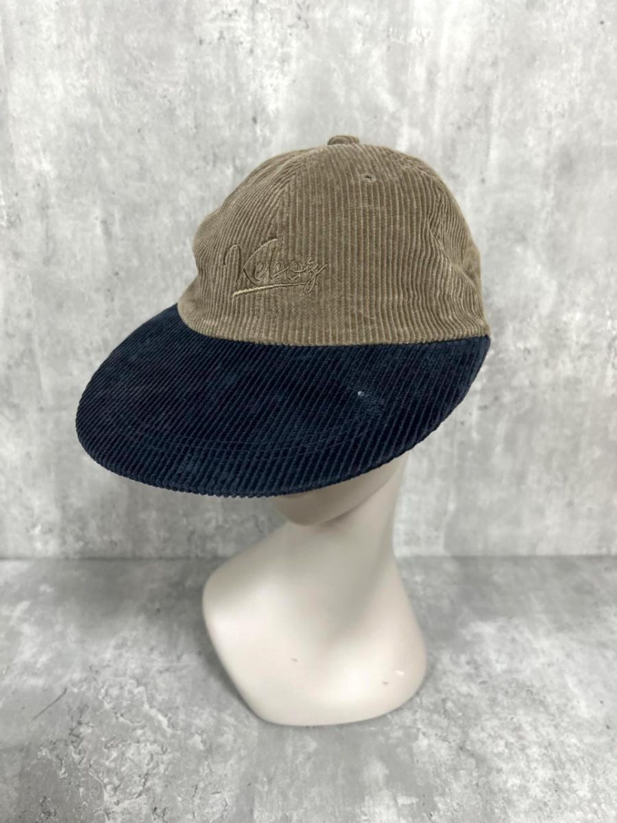 Keboz コーデュロイキャップ ワーク キャップ sizeF/ベージュ ■■ メンズ拍卖