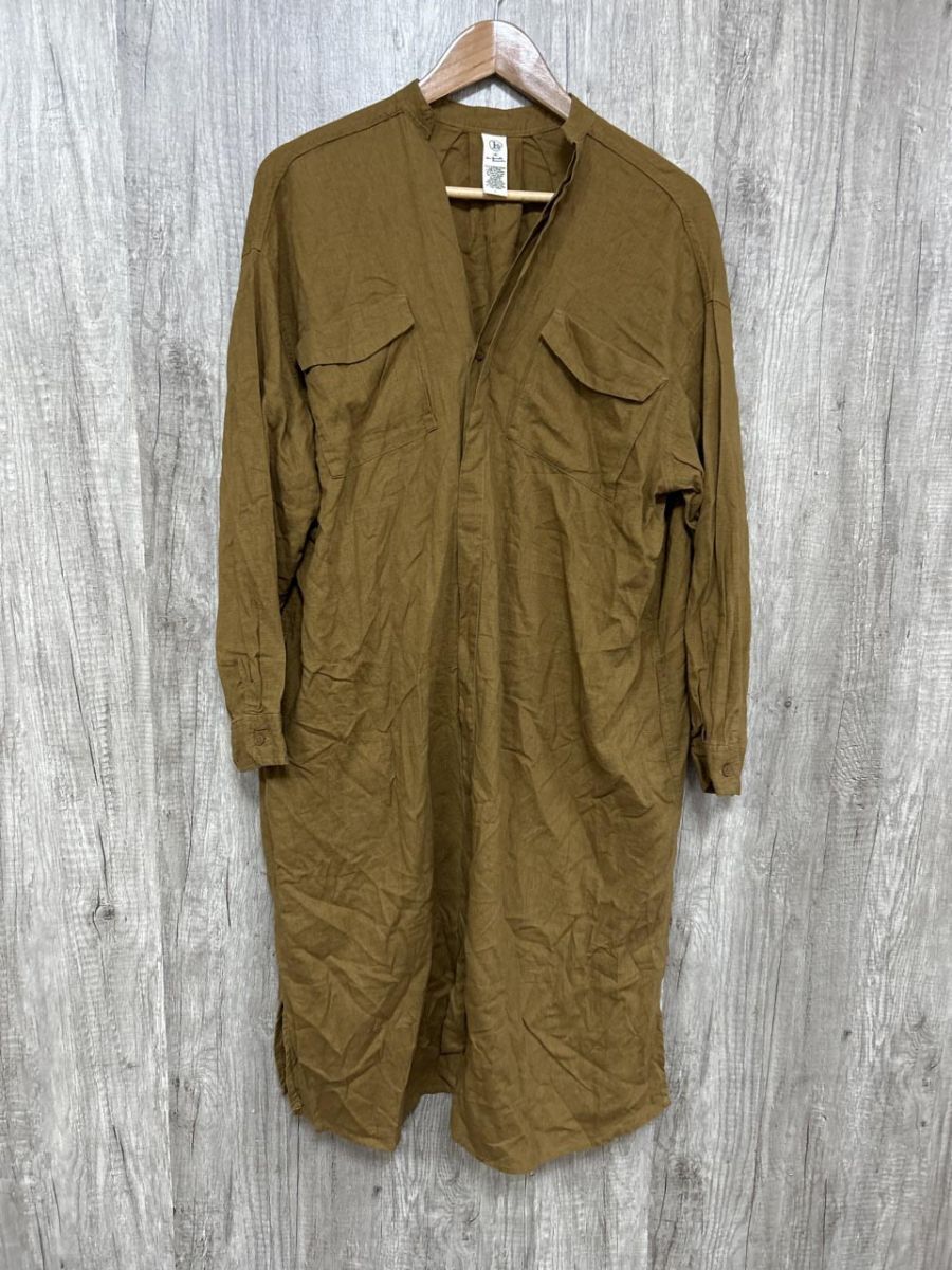 LBC エルビーシー シャツ ワンピース sizeL/茶 ◇■ レディース拍卖