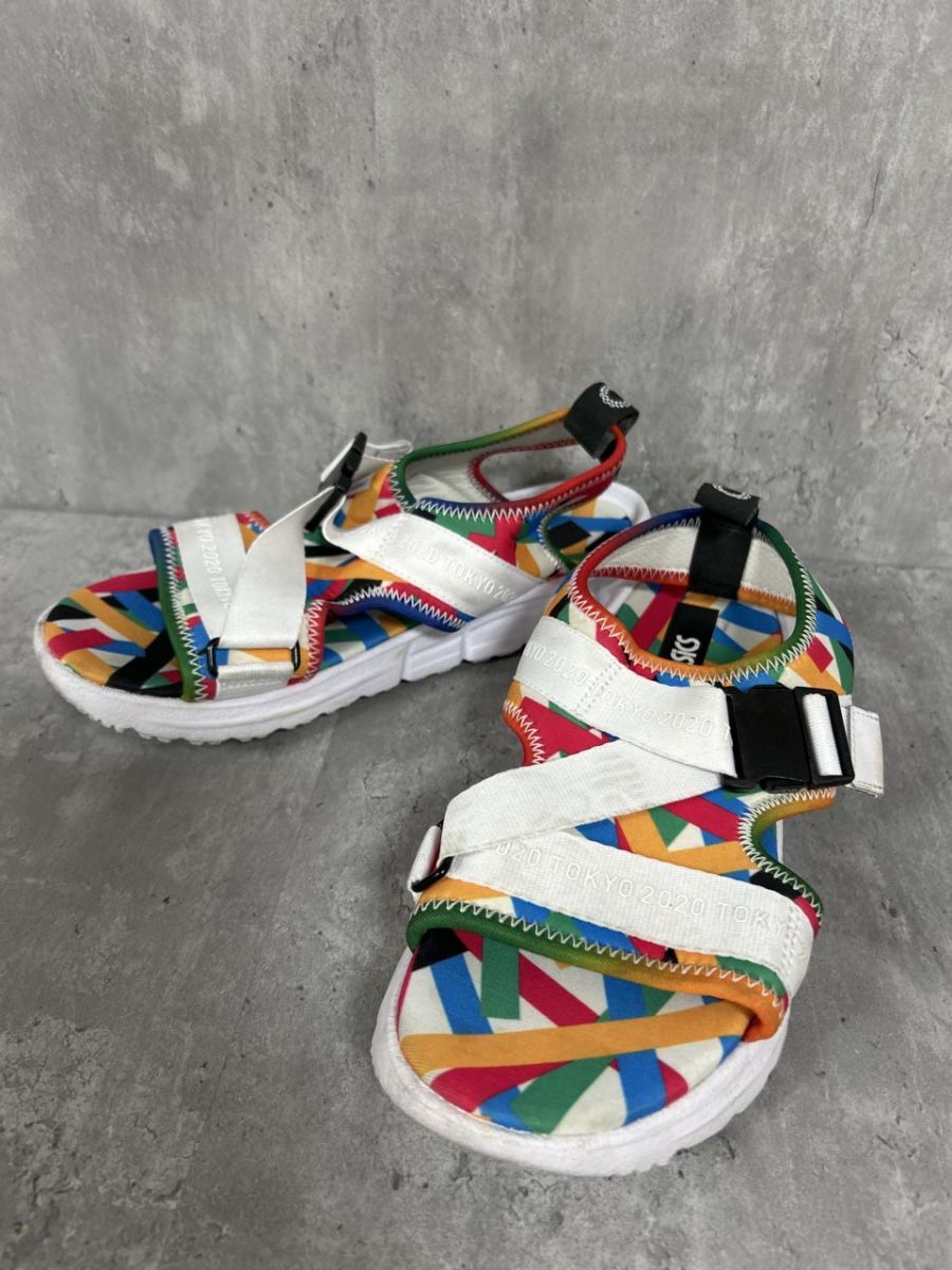 ASICS アシックス GEL-QUANTUM 90 SD 東京2020オリンピックエンブレム スポーツ サンダル size25cm/マルチカラー ■◆ メンズ拍卖