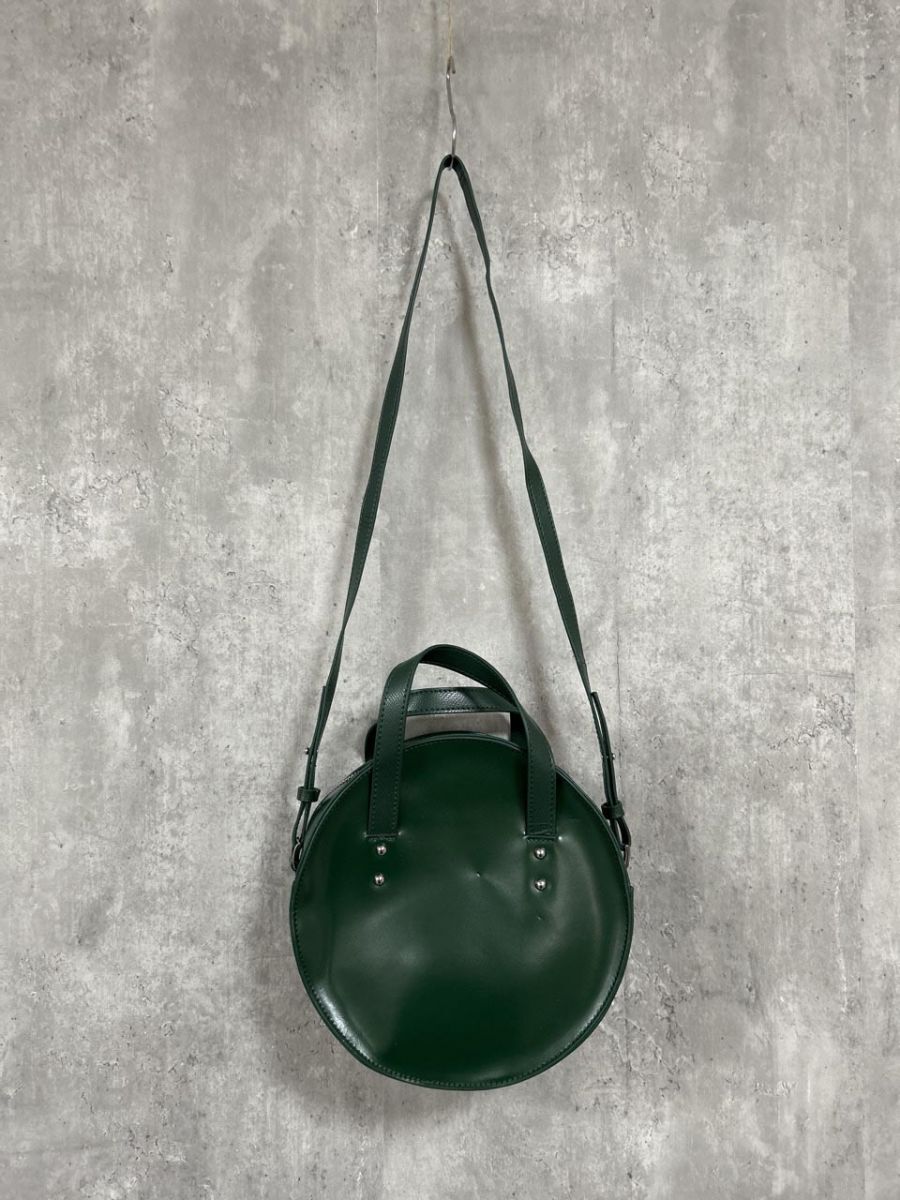 rapiecage ラピエサージュ 円形 2WAYサークル ハンドバッグ ショルダー バッグ size-/緑 ■■ レディース拍卖