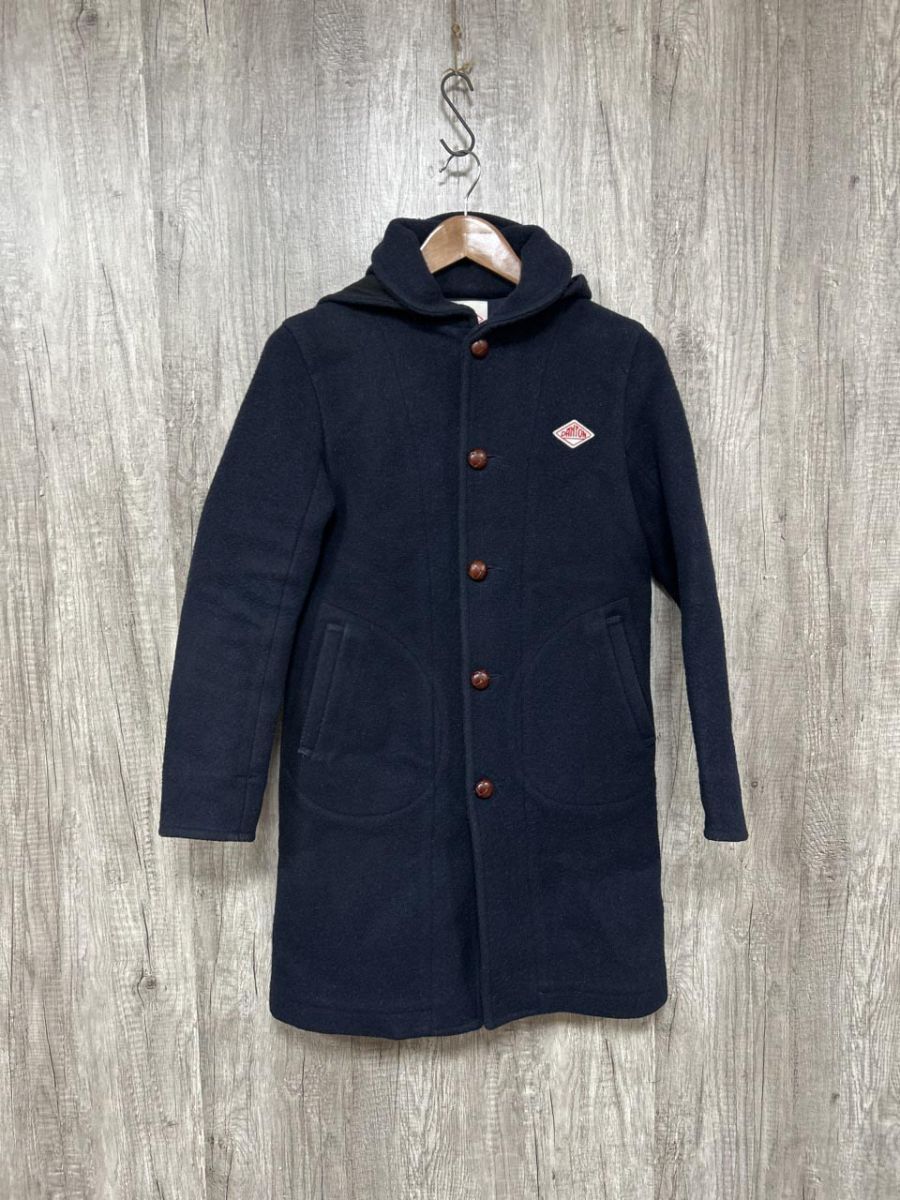 DANTON ダントン ウール混 コート size34/濃紺 ◆■◎ レディース レディース拍卖