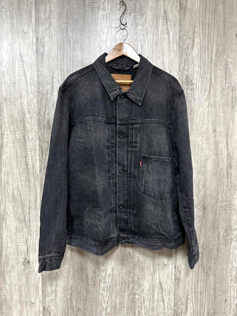 LEVI’S リーバイス Gジャン デニム ジャケット sizeXL/黒 ■■◎ レディース拍卖