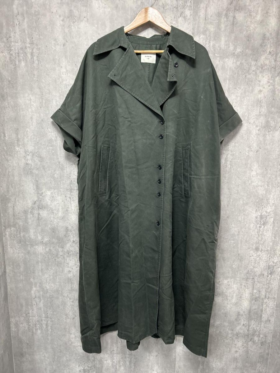 Ameri VINTAGE アメリヴィンテージ オーバーサイズ ロング コート sizeM/カーキ ◇■◎ レディース拍卖