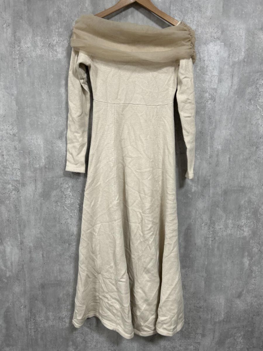 Louere 無地 Iライン ワンピース sizeM/白 ◇■ レディース拍卖