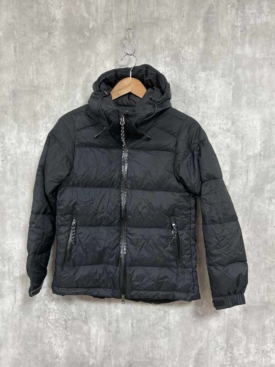 ネコポスOK URBAN RESEARCH アーバンリサーチ フェザー混 ダウン ジャケット sizeF/黒 ◆■ レディース拍卖