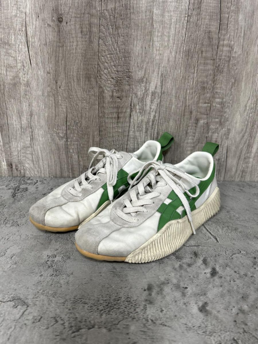 Onitsuka Tiger オニツカタイガー メキシコ ACROMOUNT アクロモント Mexico66 スニーカー size24.5/白x緑 ■■ レディース拍卖