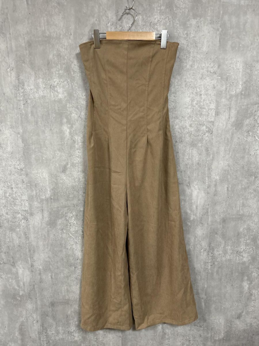 美品 CEDNIE スエード タグ付未使用品 スラックス パンツ sizeM/ベージュ ◆■ レディース拍卖