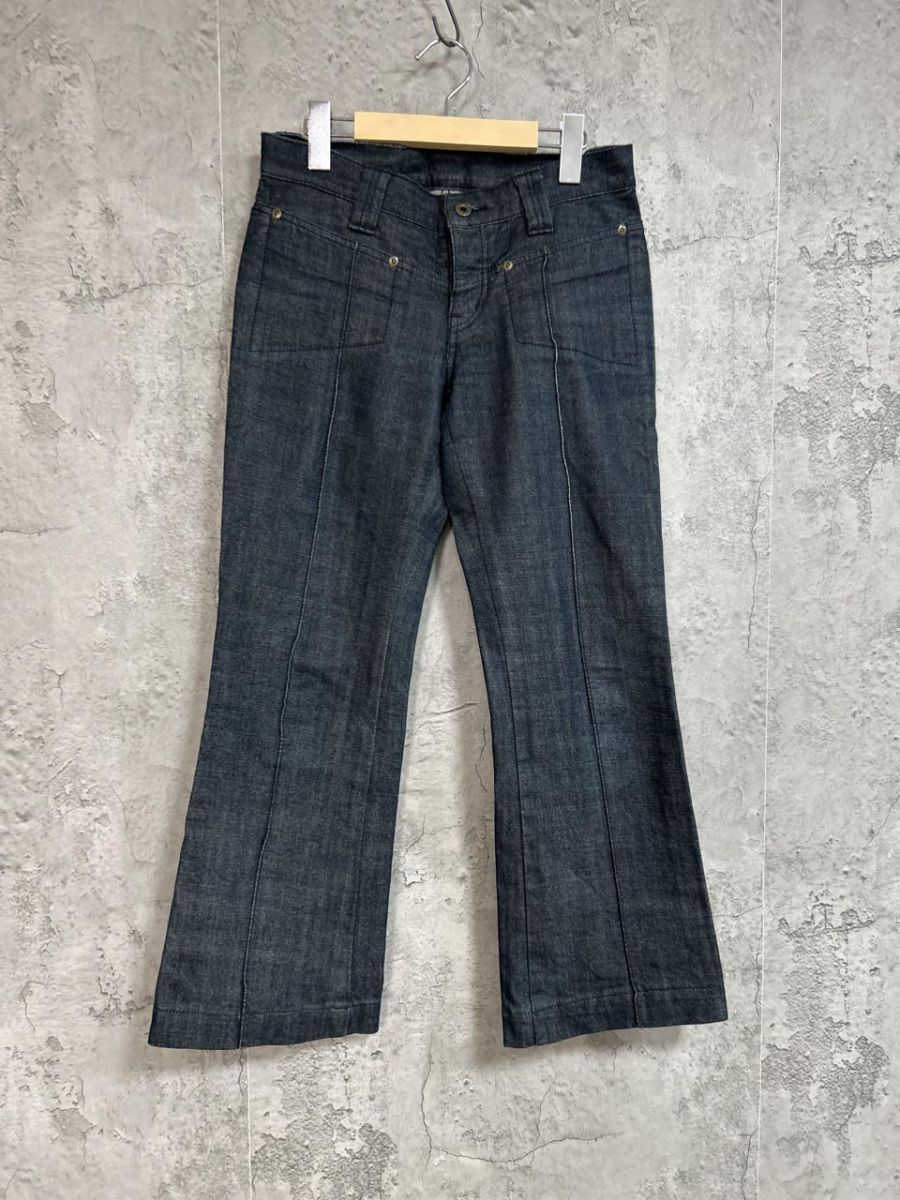 HYSTERIC GLAMOUR ヒステリックグラマー センターライン イージー デニムパンツ sizeS/− ■■ レディース拍卖