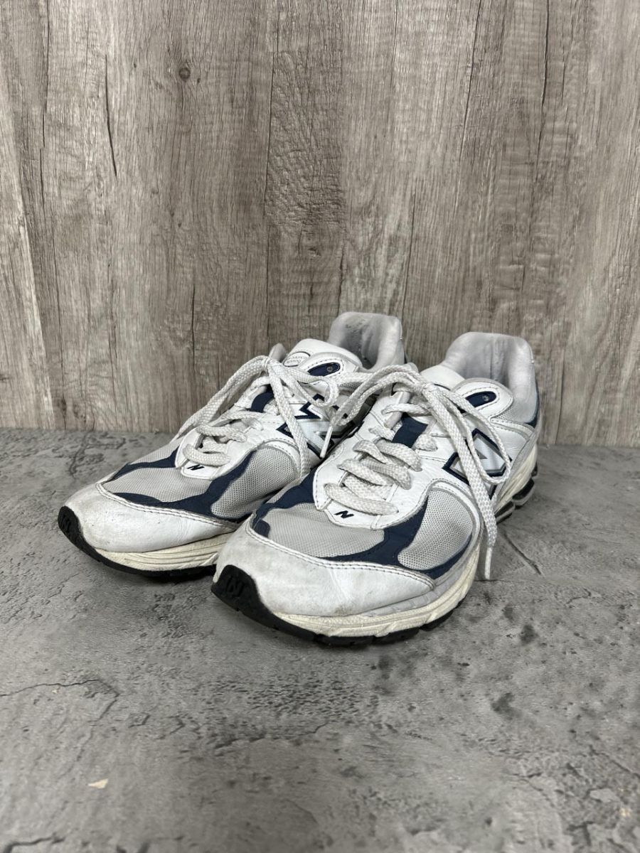 NEW BALANCE ニューバランス M2002RHQ スニーカー size27.5/ホワイト×ネイビー ■■ メンズ拍卖