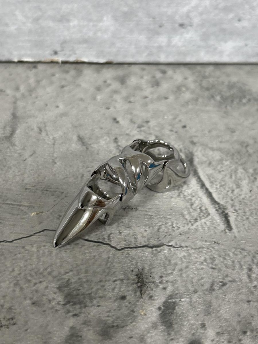 VITALY バイタリー アーマーリング リング 指輪 size11号/シルバー ■■◎ メンズ拍卖